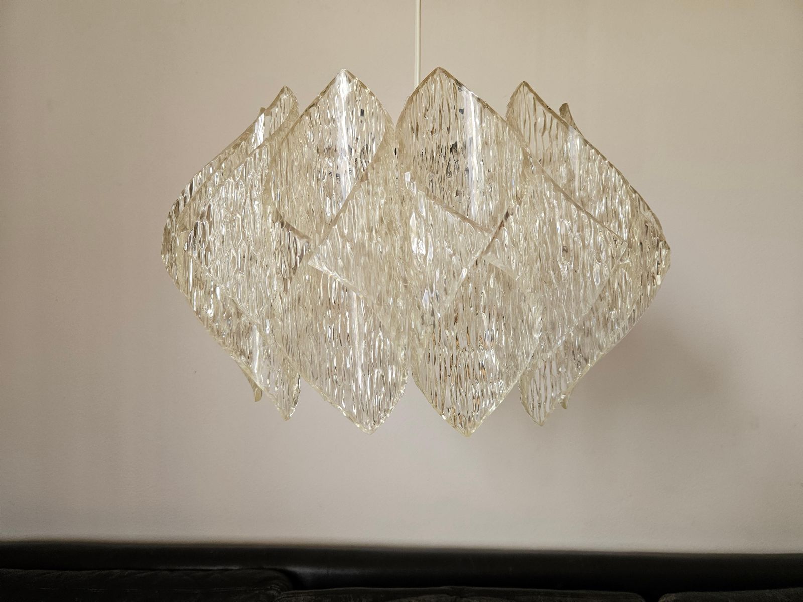 Zeldzame mid-century hanglamp, Duitsland, jaren 1970 photo 435.0