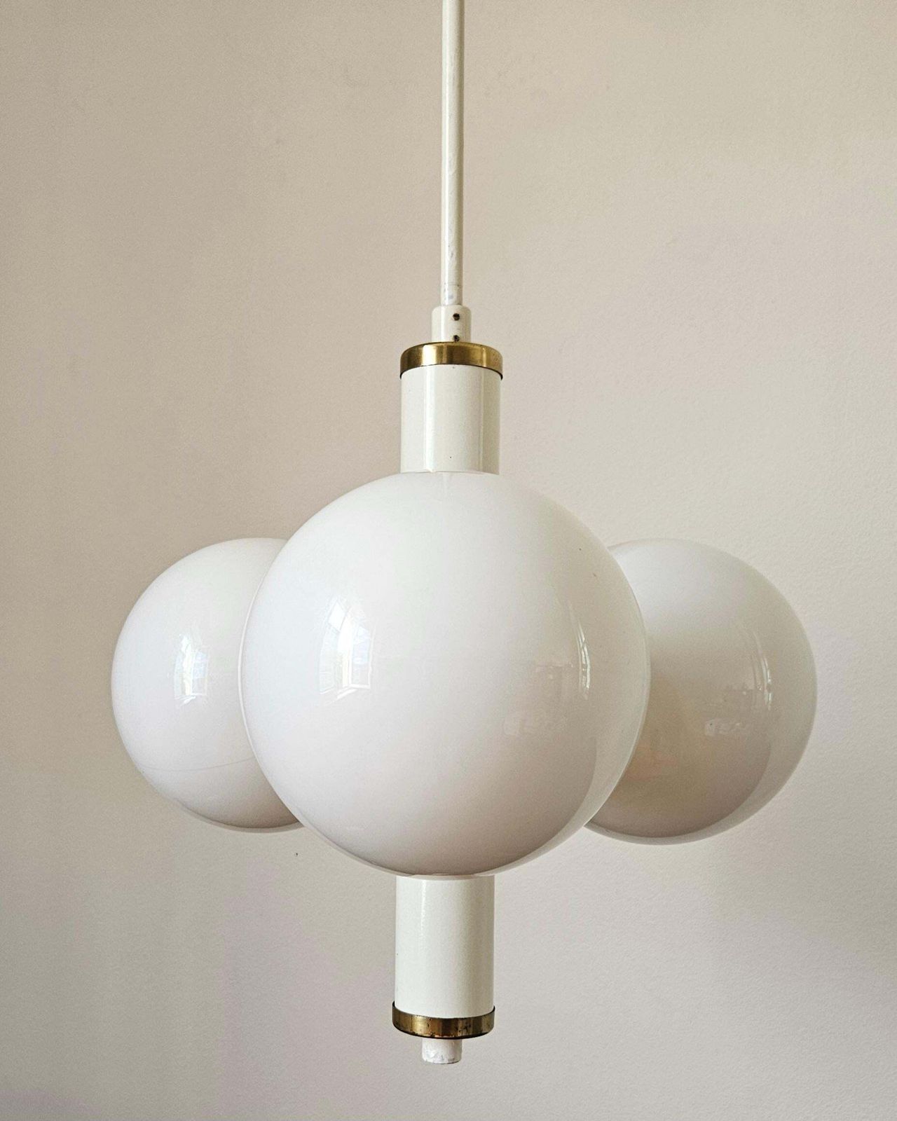 Rare lustre Sputnik Space Age mid-century, Italie, années 1970 photo vinterior