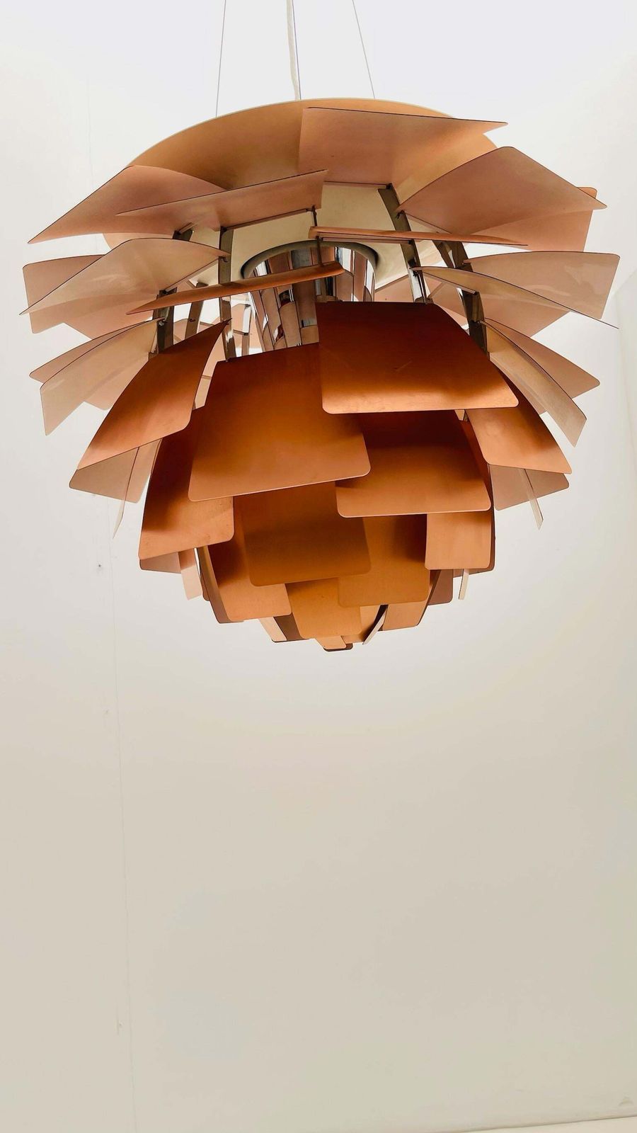 Large Copper Artichoke By Poul Henningsen For Louis Poulsen photo vinterior