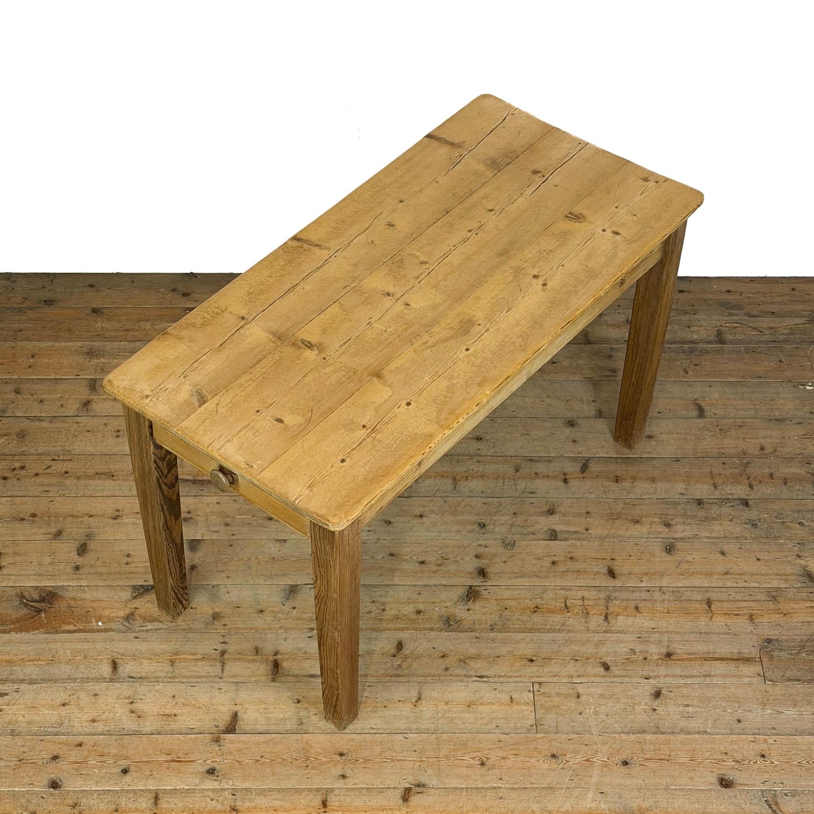 Antique Rustic Wooden Farmhouse Kitchen Table | Kitchen Table | Antique Dining Table | Antique Pine Tables photo for sale