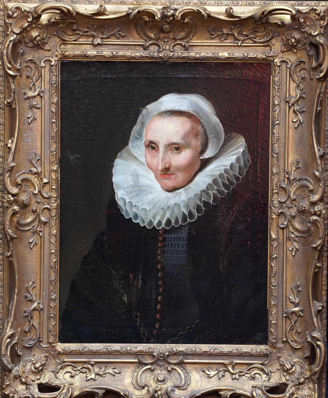 photo vintage Portrait Of A Sixty Year Old Woman   Dutch Old Master Art Oil Painting