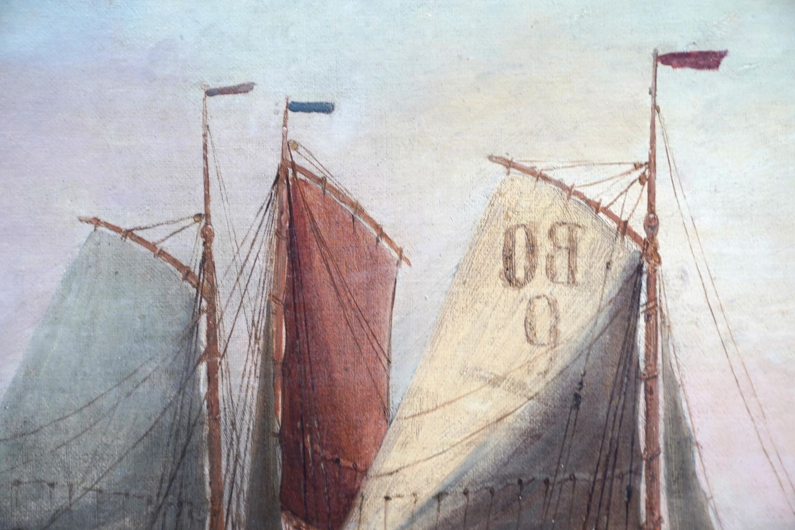 photo furniture Marine Seascape   Dutch Old Master Nautical Art Oil Painting Sailing Boats