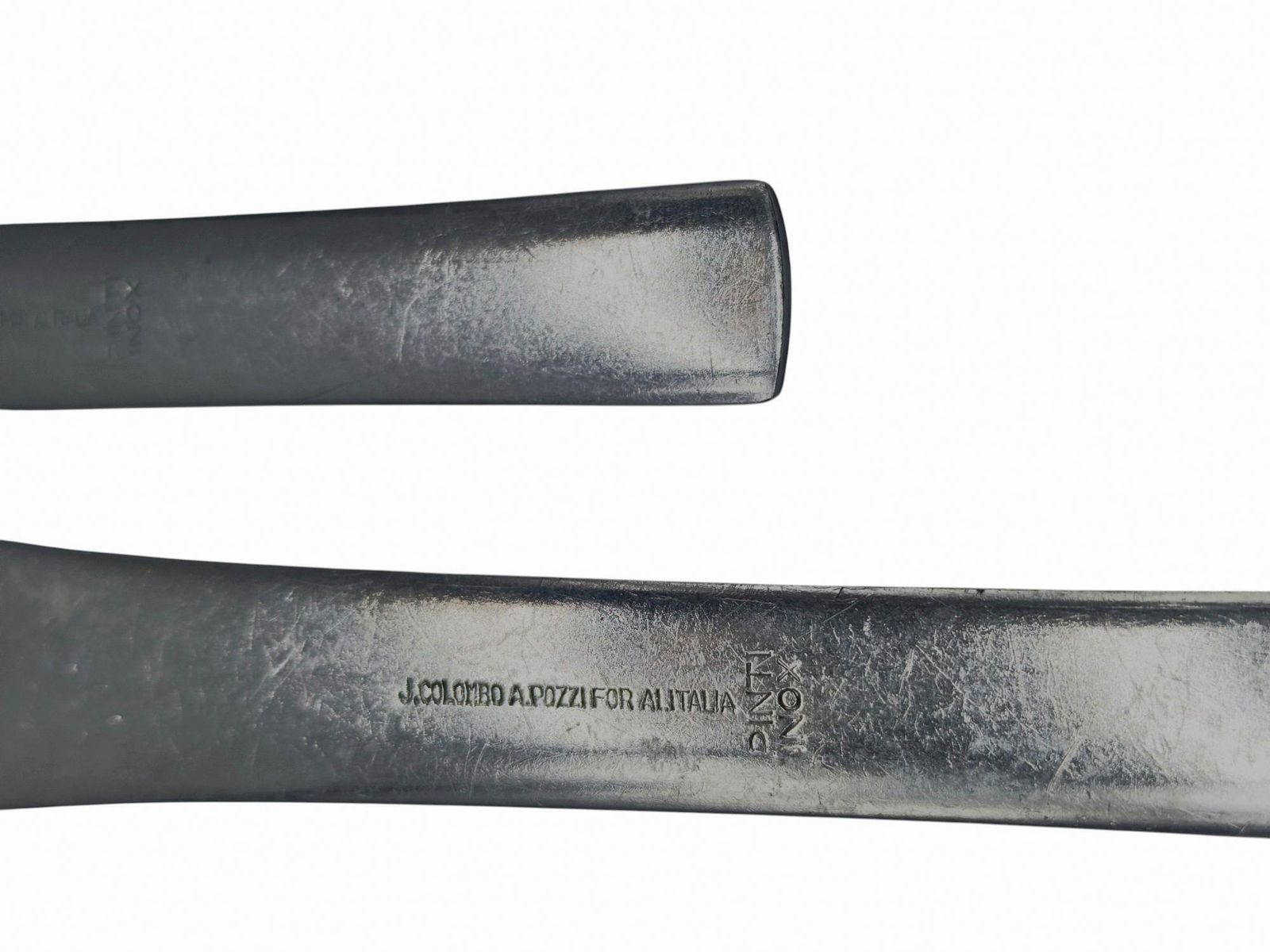 Joe Colombo And Ambrogio Pozzi For Alitalia Set Of 9 "Linea 72" Forks, Itali photo Home Decor