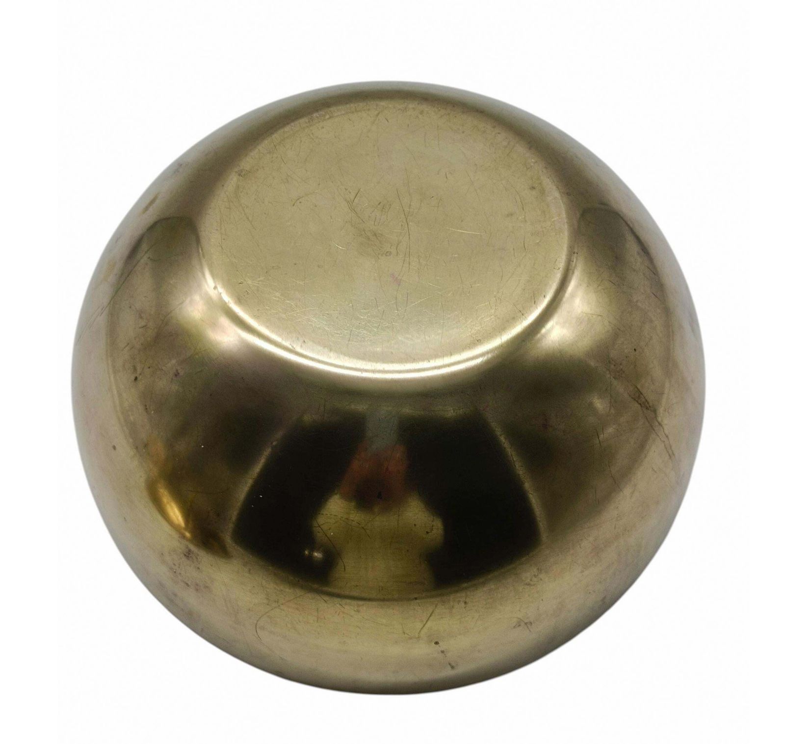 "Pumpkin" Ice Bucket In Brass , Italy 1970s photo buy