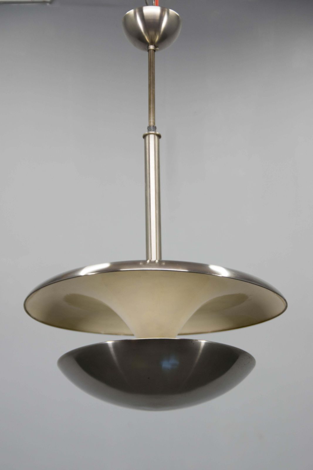 Bauhaus Nikkel Hanglamp Van Franta Anyz Voor IAS, jaren 1920 photo furniture