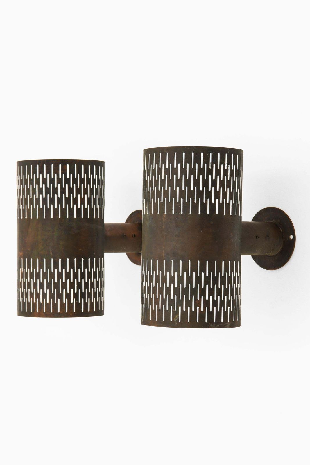 Pair Of Wall Lamps In Copper By Hans Bergström, 1940s photo for sale
