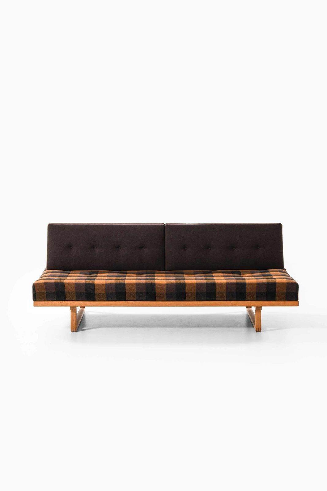 Oak Sofa / Daybed, Model 4311/4312, By Børge Mogensen, 1950s photo furniture