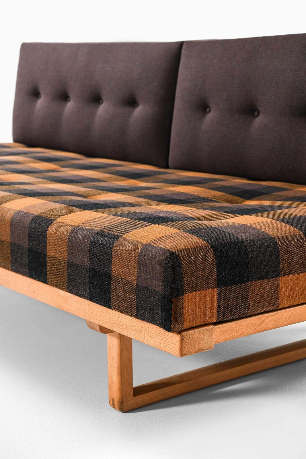 Oak Sofa / Daybed, Model 4311/4312, By Børge Mogensen, 1950s photo 9083.0