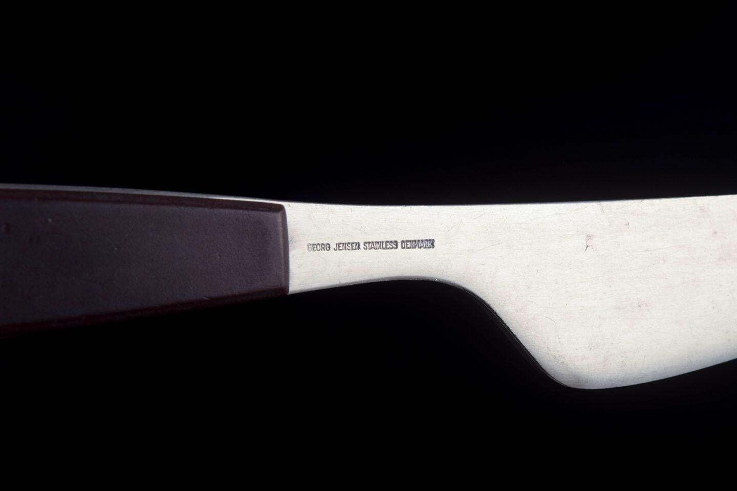 Ménagère Strata Georg Jensen pour 4 personnes en acier inoxydable, par Henning Koppel photo Décoration
