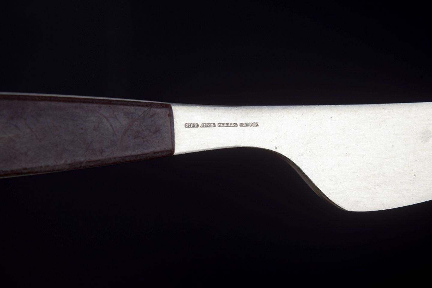Henning Koppel For Georg Jensen. Complete "Strata" Cutlery Set For Six Persons. photo vinterior