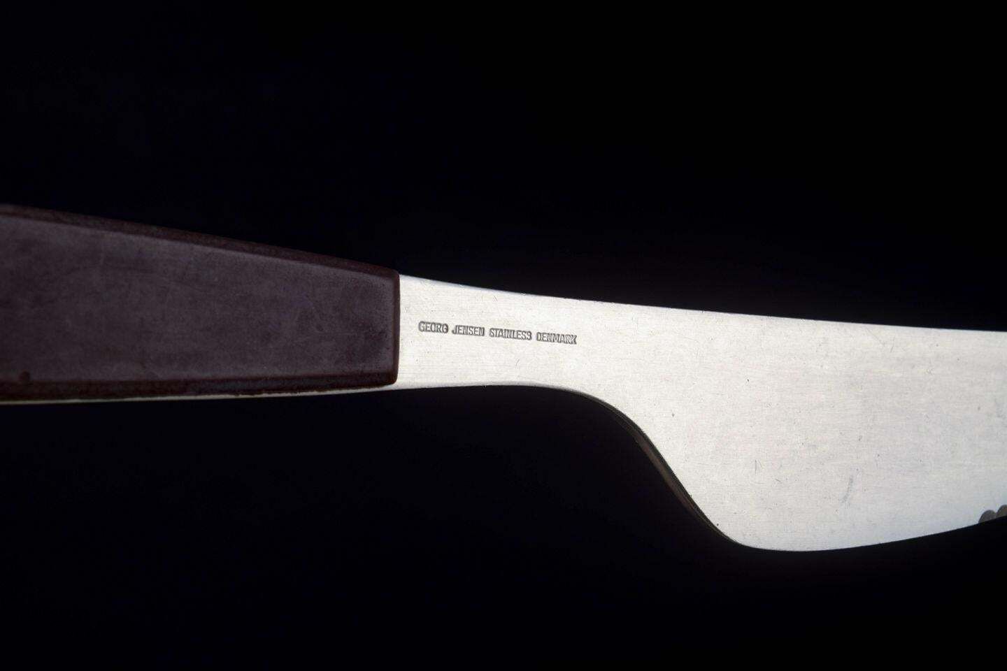 Couverts Henning Koppel pour Georg Jensen, Strata, pour 3 personnes, années 1970 photo 148.0