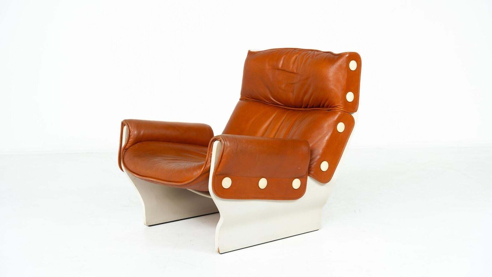 photo vinterior Canada P110 Armchair By Osvaldo Borsani For Tecno, 1960s   Original Upholstery