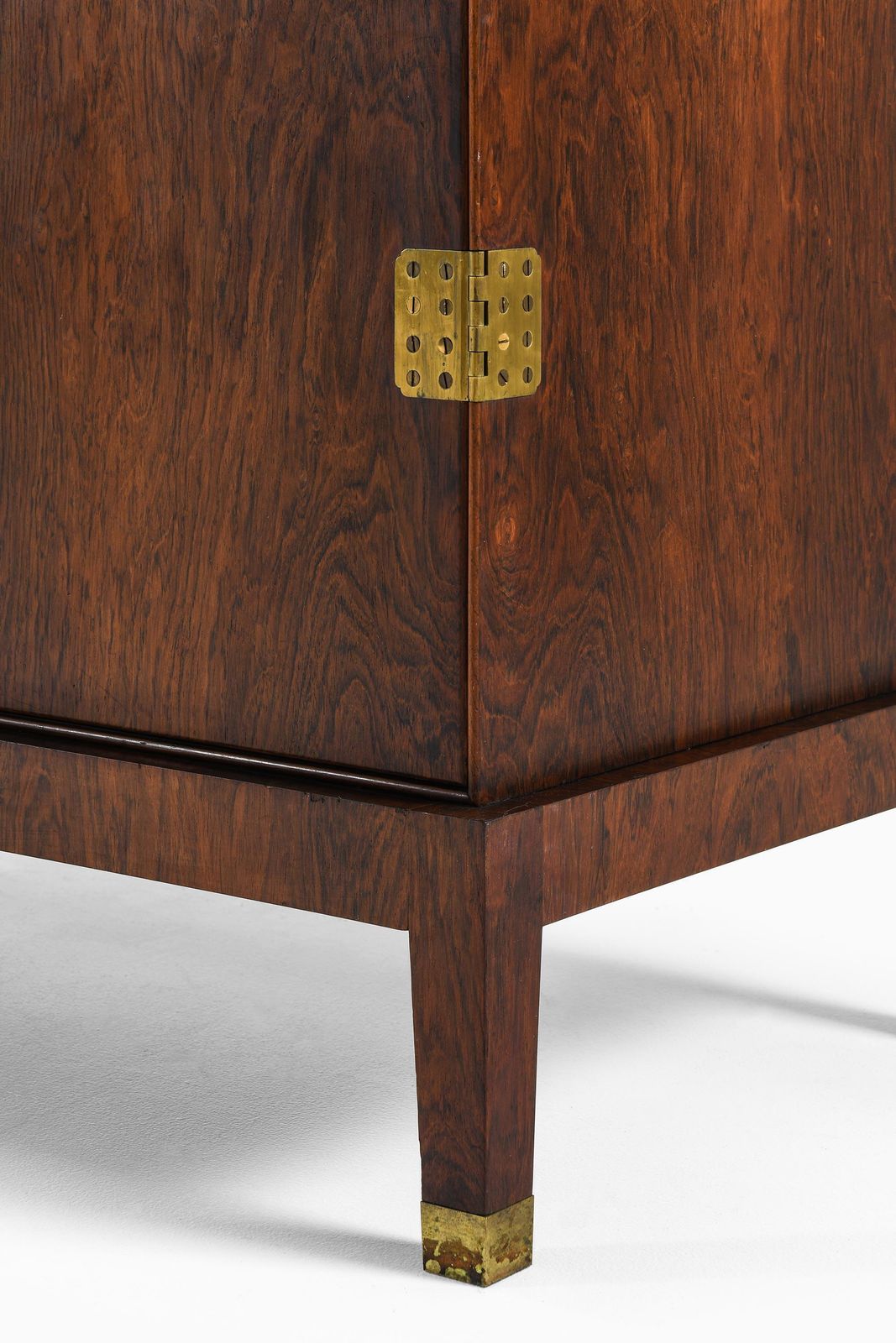 Cabinet Or Wardrobe In Brass And Rosewood By Palle Suenson, 1930s photo buy