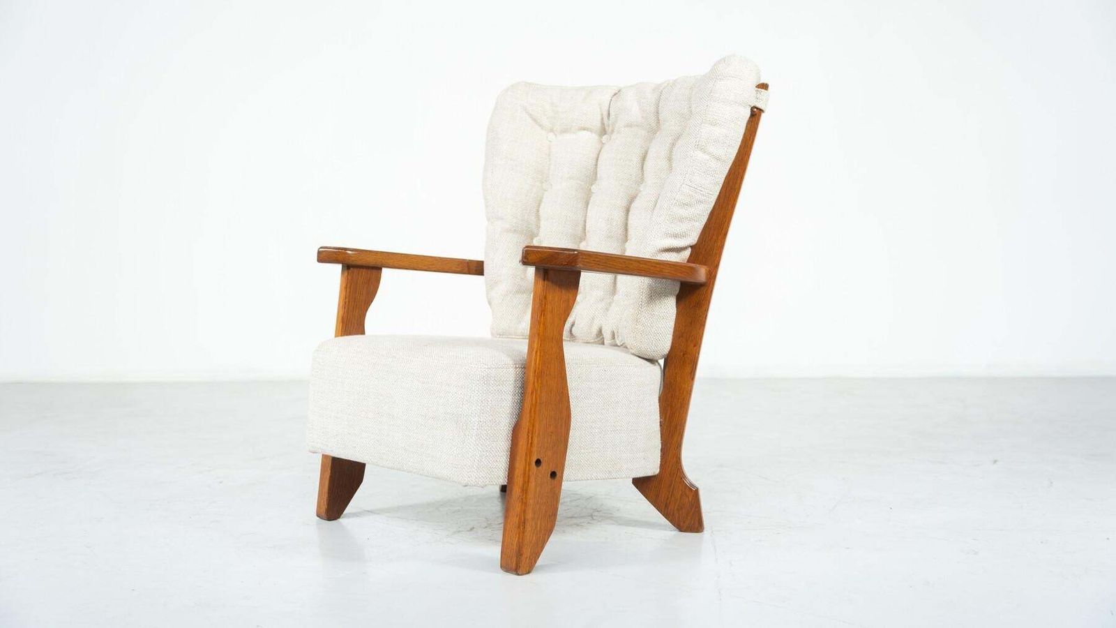 photo vintage Pair Of Armchairs Monsieur/ Madame By Guillerme And Chambron For Votre Maison