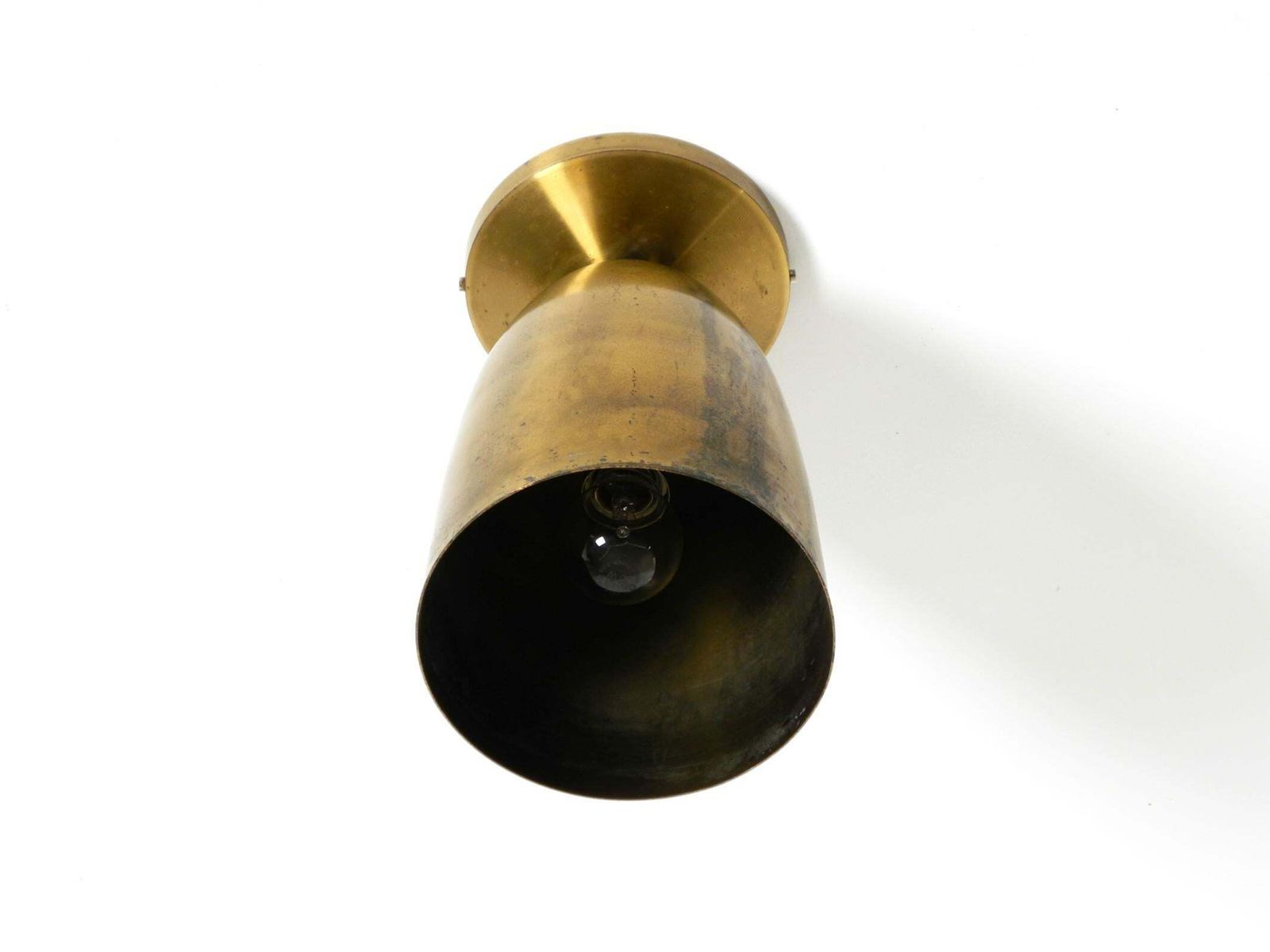 Grote Mid-Century Modern messing plafondlamp photo 723.0