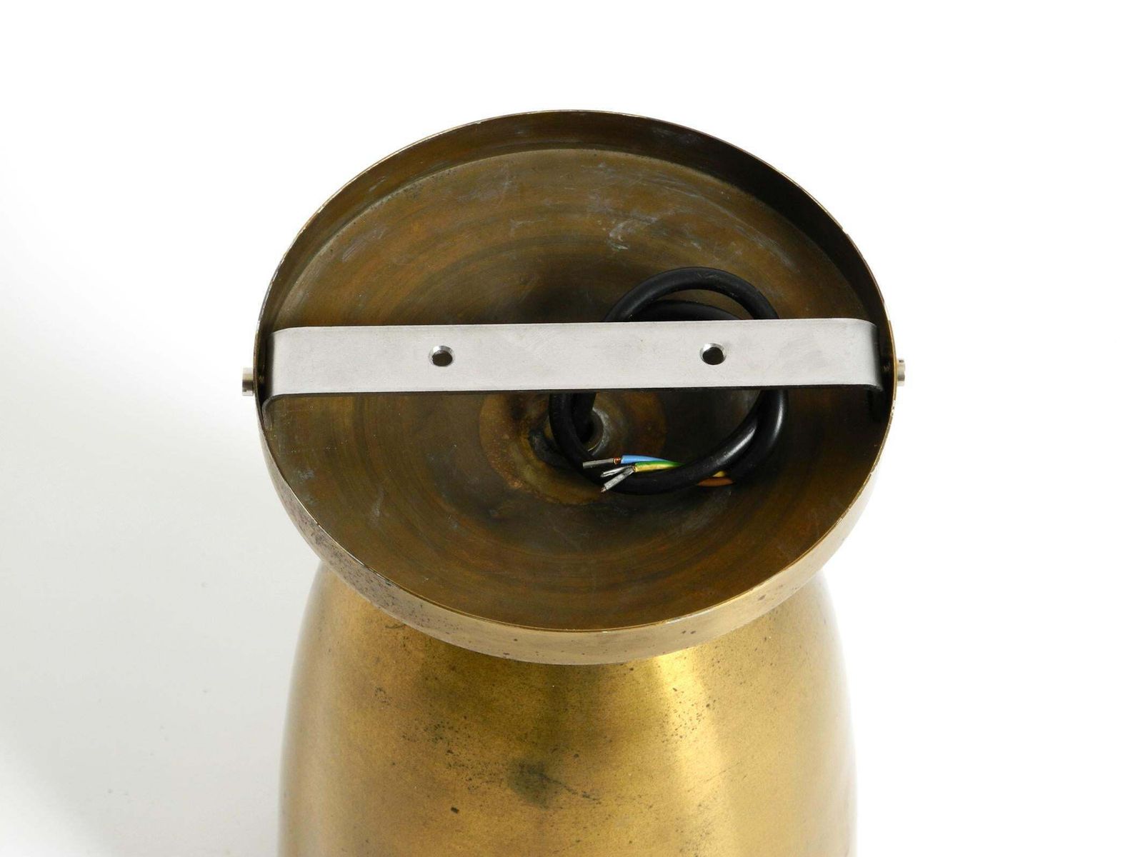 photo vinterior Grote Mid-Century Modern messing plafondlamp