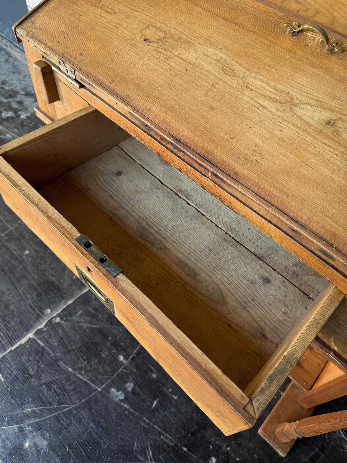 photo furniture Victorian Pine Clerk's Desk, 1800s