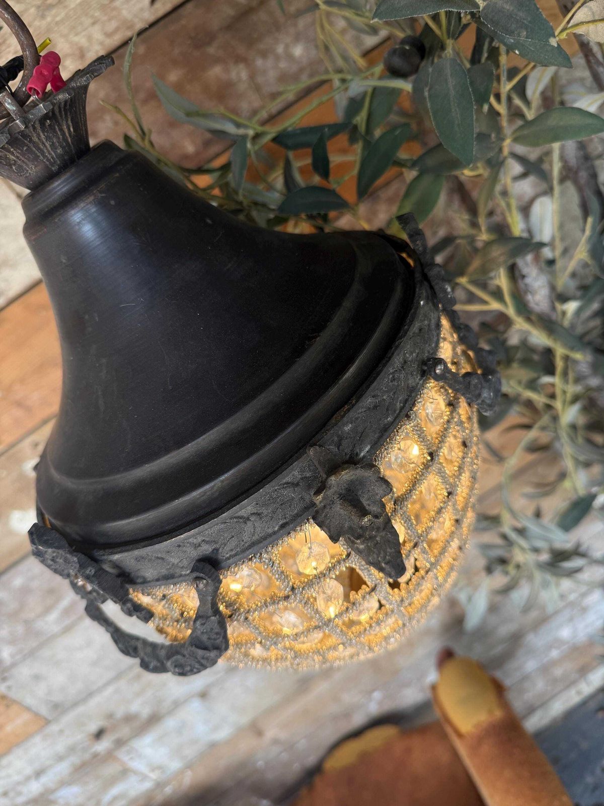Small Acorn Chandelier, 1990s photo for sale