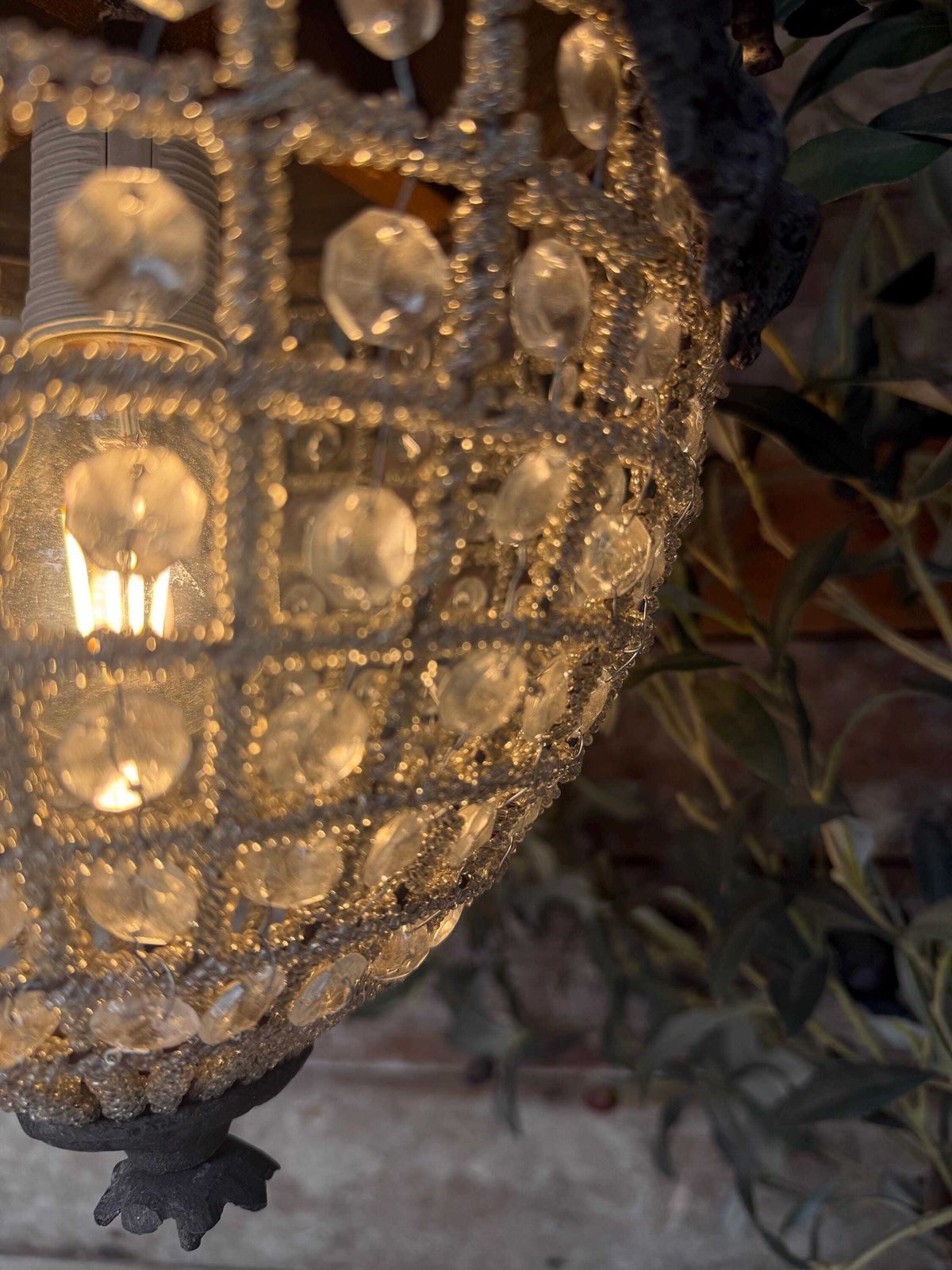 Small Acorn Chandelier, 1990s photo vinterior
