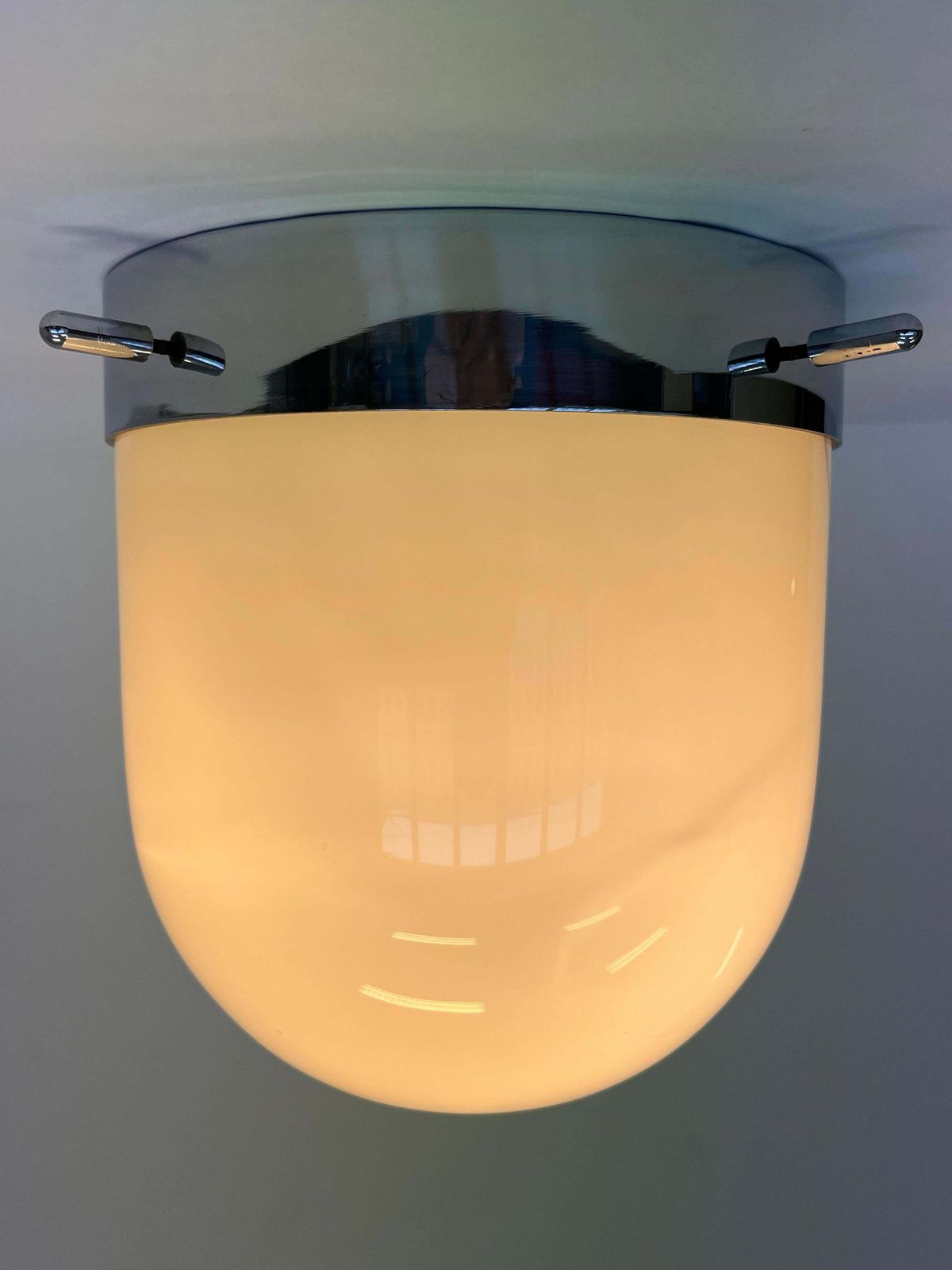 Space Age Mid-Century hotelontwerp plafondlamp, plafondmontage, jaren 1970, Tsjecho-Slowakije photo 911.0