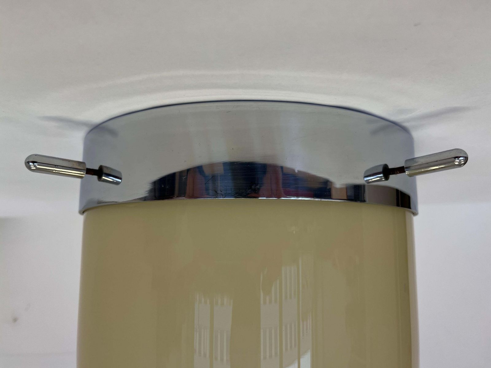 Space Age Mid-Century hotelontwerp plafondlamp, plafondmontage, jaren 1970, Tsjecho-Slowakije photo vinterior