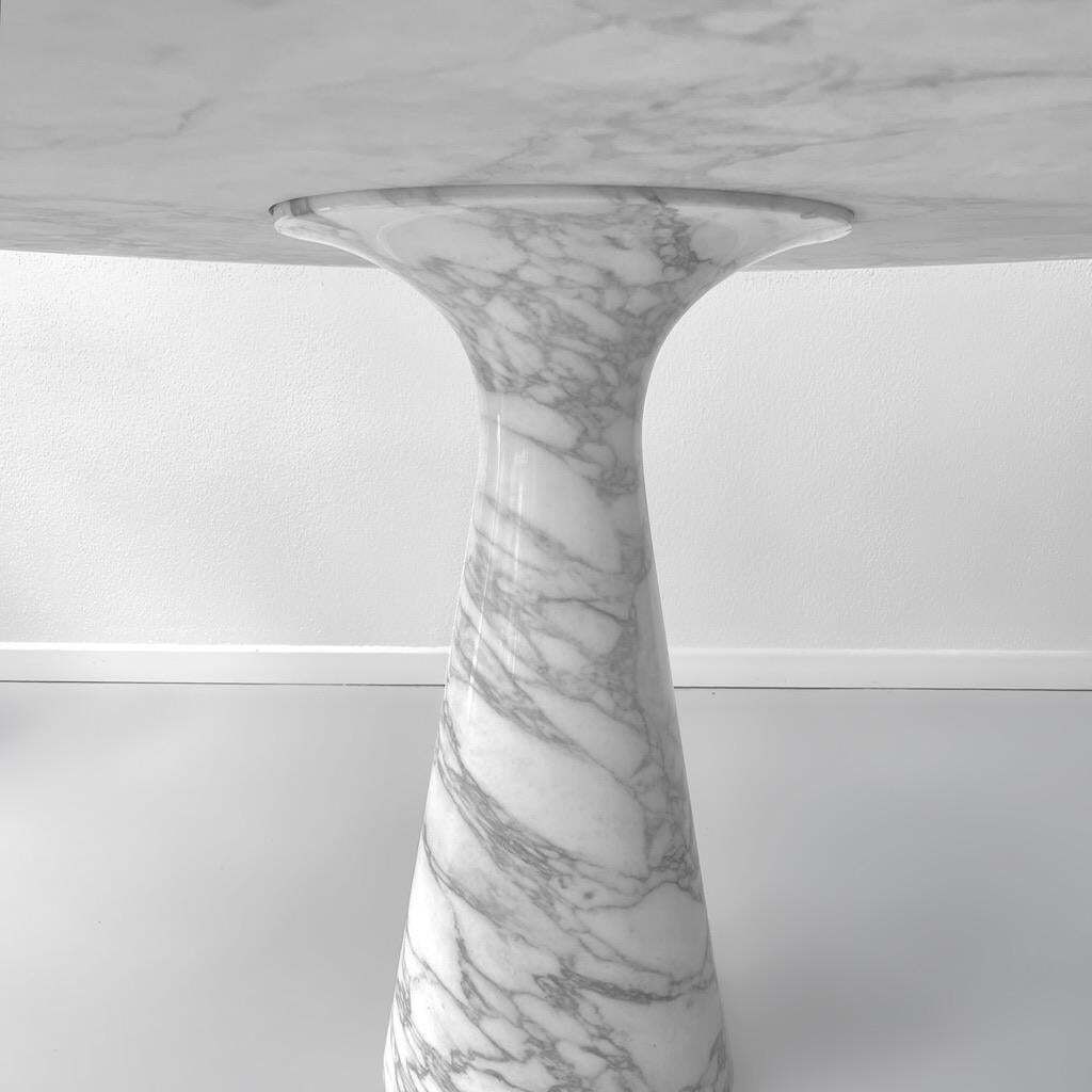 Angelo Mangiarotti M1 Arabescato Marble Dining Table By Skipper, Italy Ca. 1969 photo 17176.0
