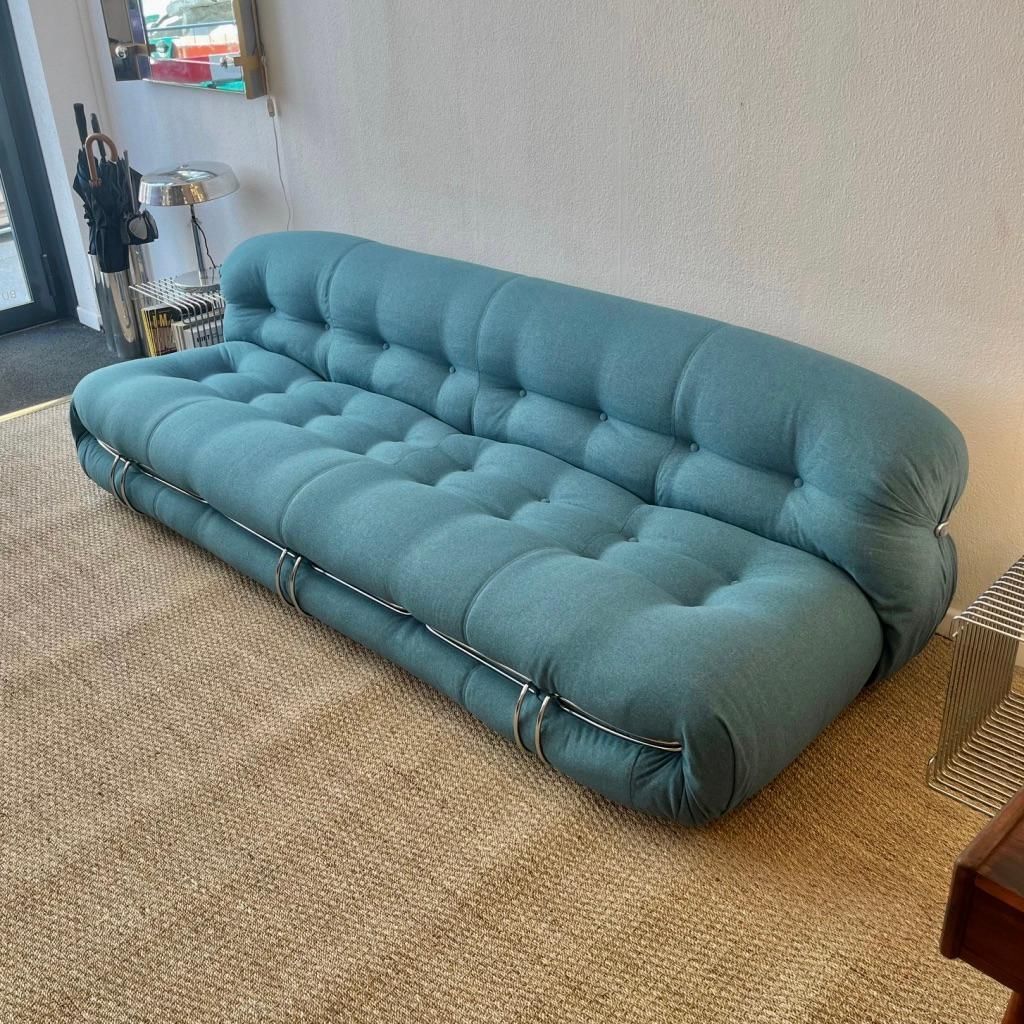 16287.0 Vintage Xl Sofa Soriana By Afra & Tobia Scarpa Produced By Cassina, Italy 1970s photo