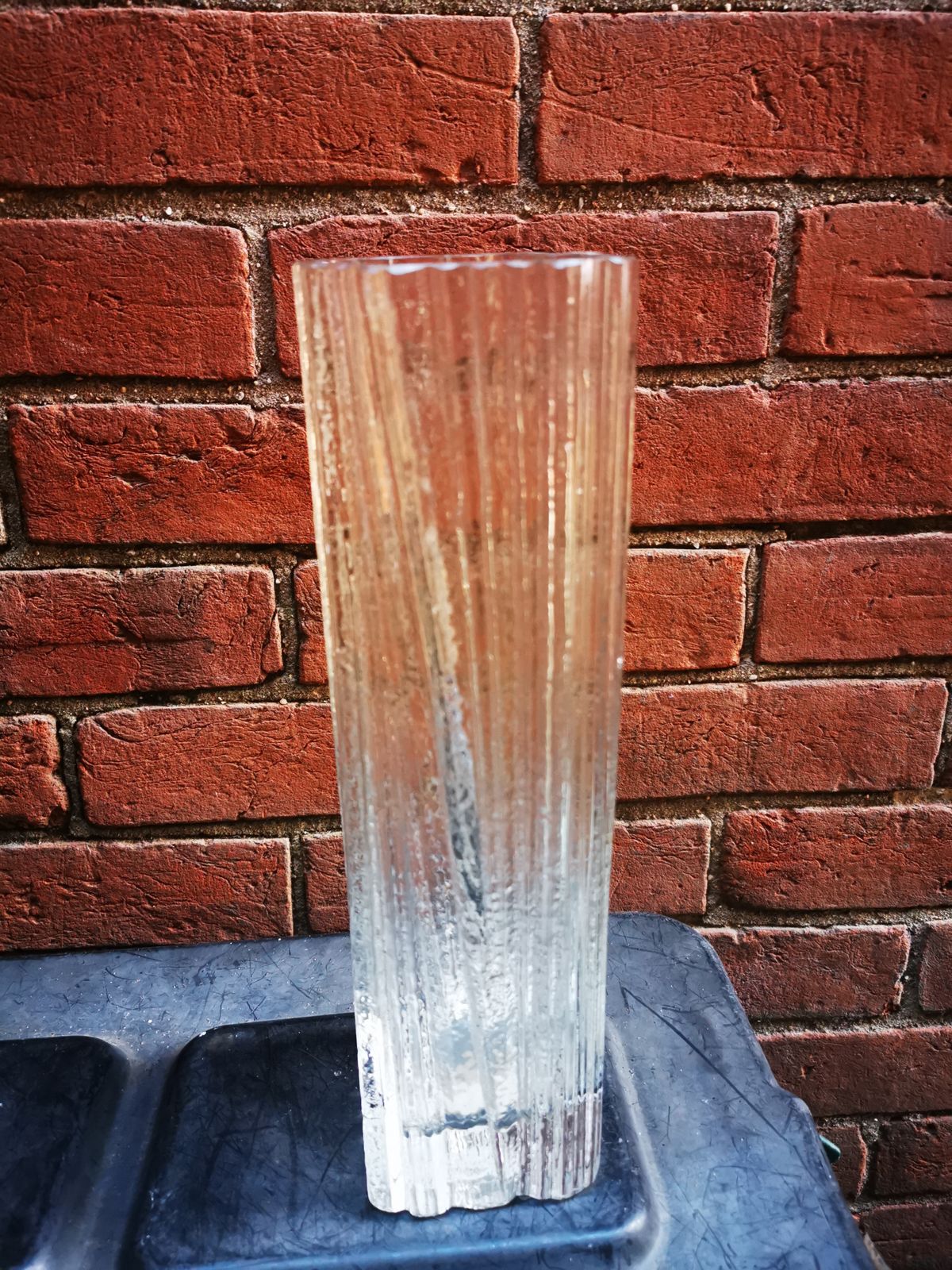 Large Mid Century Nachtmann Crystal Vase photo furniture