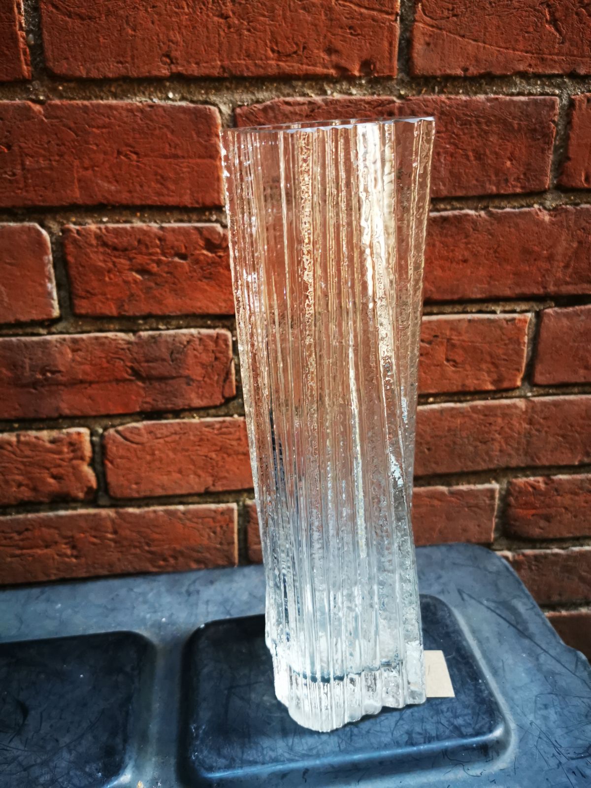 Large Mid Century Nachtmann Crystal Vase photo for sale