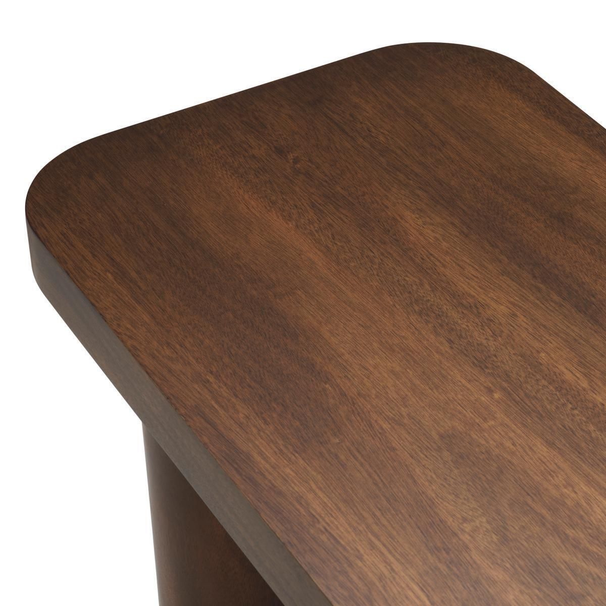 Console Table In Okoume Veneer And Column Legs photo 2893.0