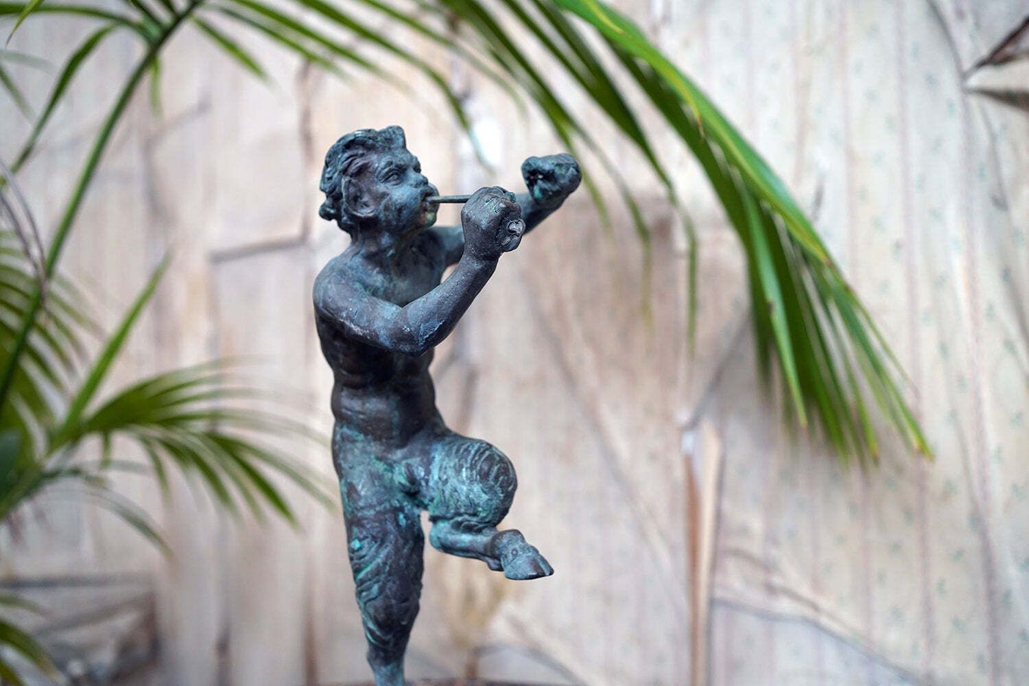 An Early 20thc Bronze Figure Of A Dancing Satyr Or Pan C.1900 20 photo furniture