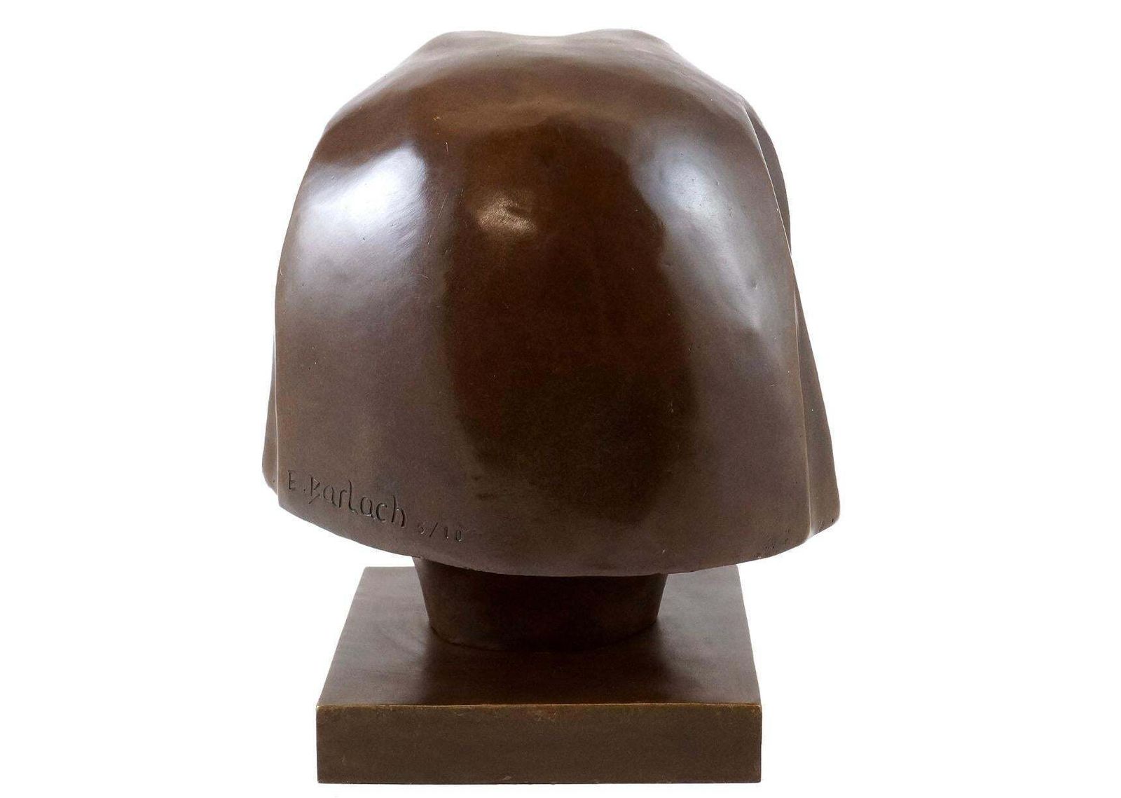 Sculpture Head In Bronze, Expressionist Style, 20th Century photo buy