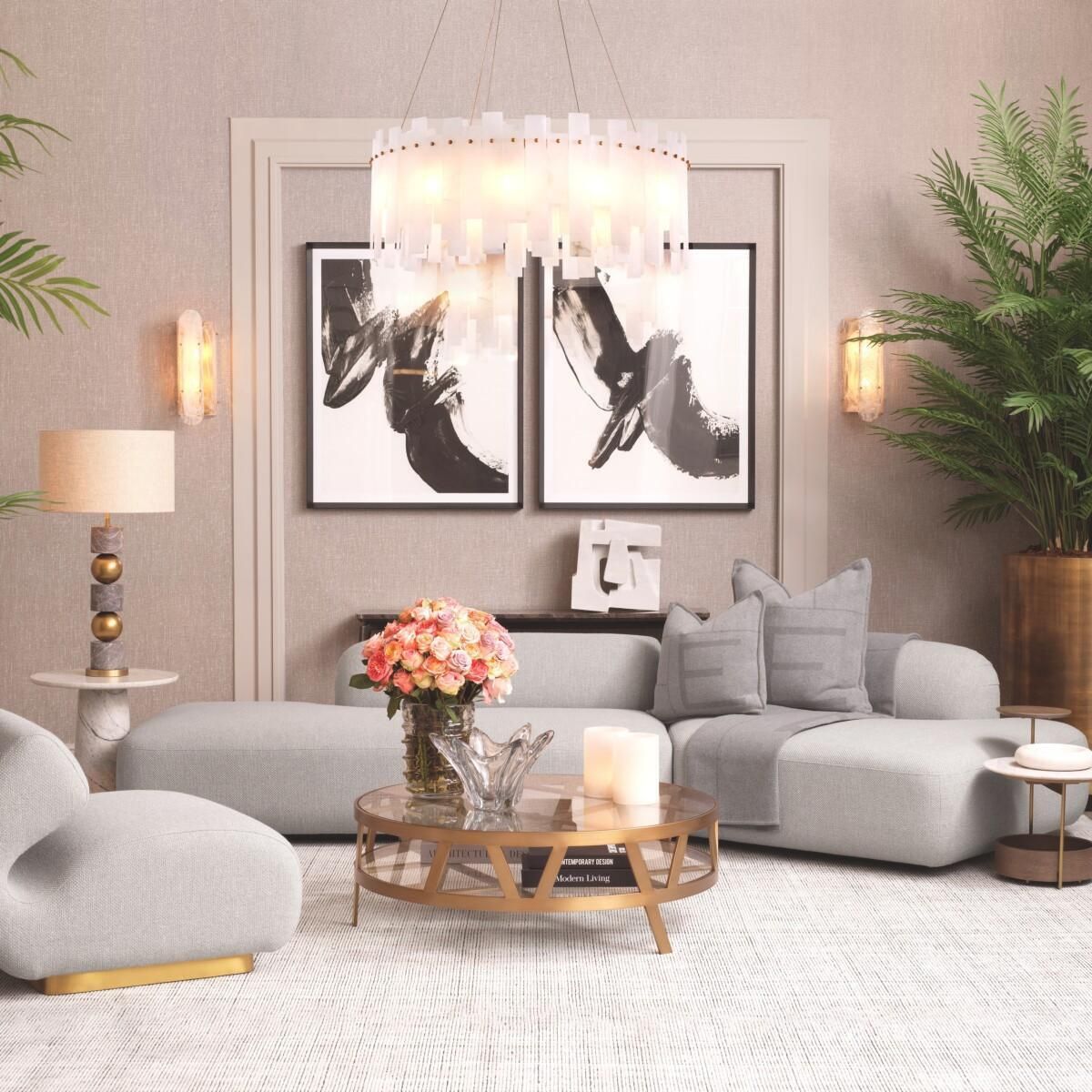 Brown Marble Console Table With Bronze Finish Legs photo 4246.0