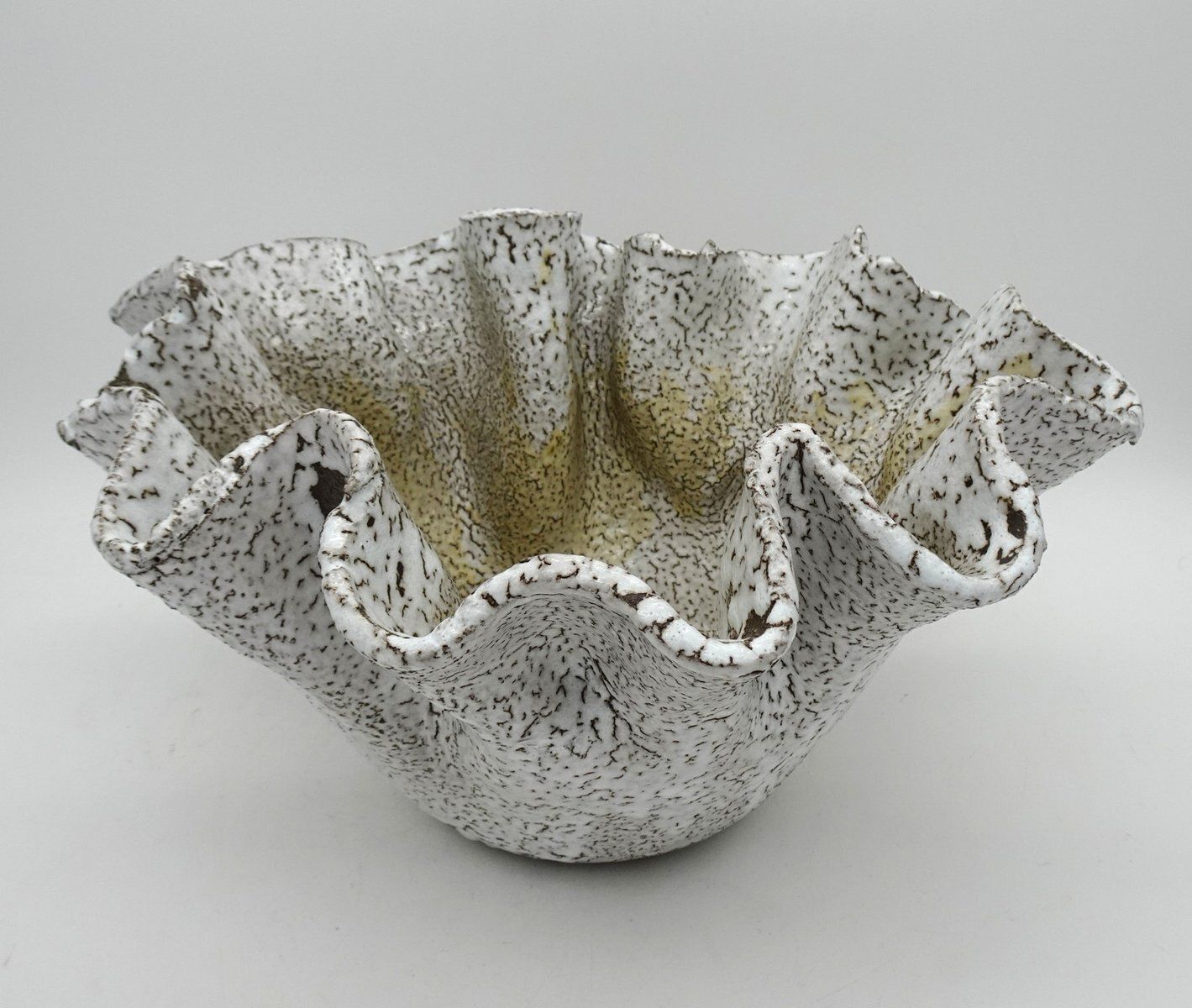 Large Ceramic Handkerchief Centerpiece In The Style Of Vallauris, 1970s photo furniture