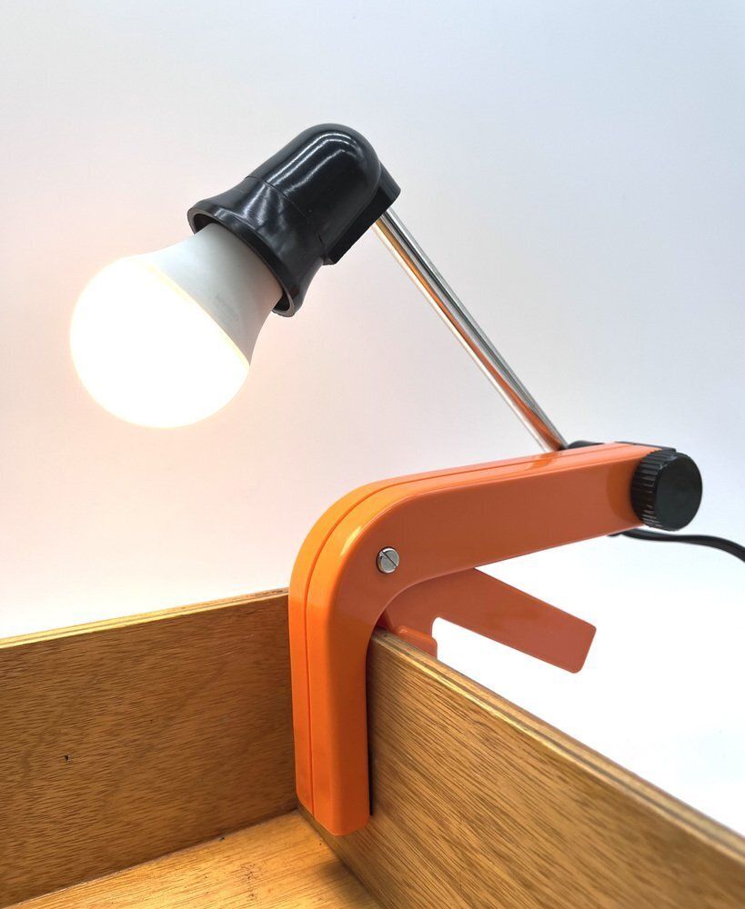 photo furniture Vintage Space Age Model 2323 Clamp Lamp By Revue, 1970s