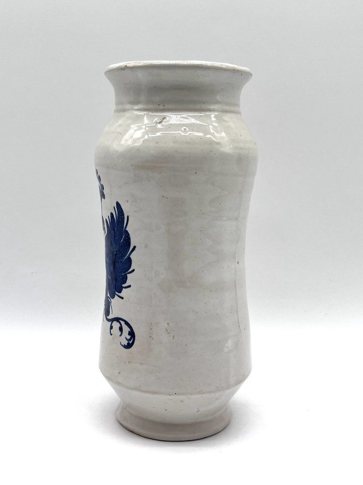 Antique Historicism Majolica Apothecary Vase, Faenza, Italy, 1900s photo buy