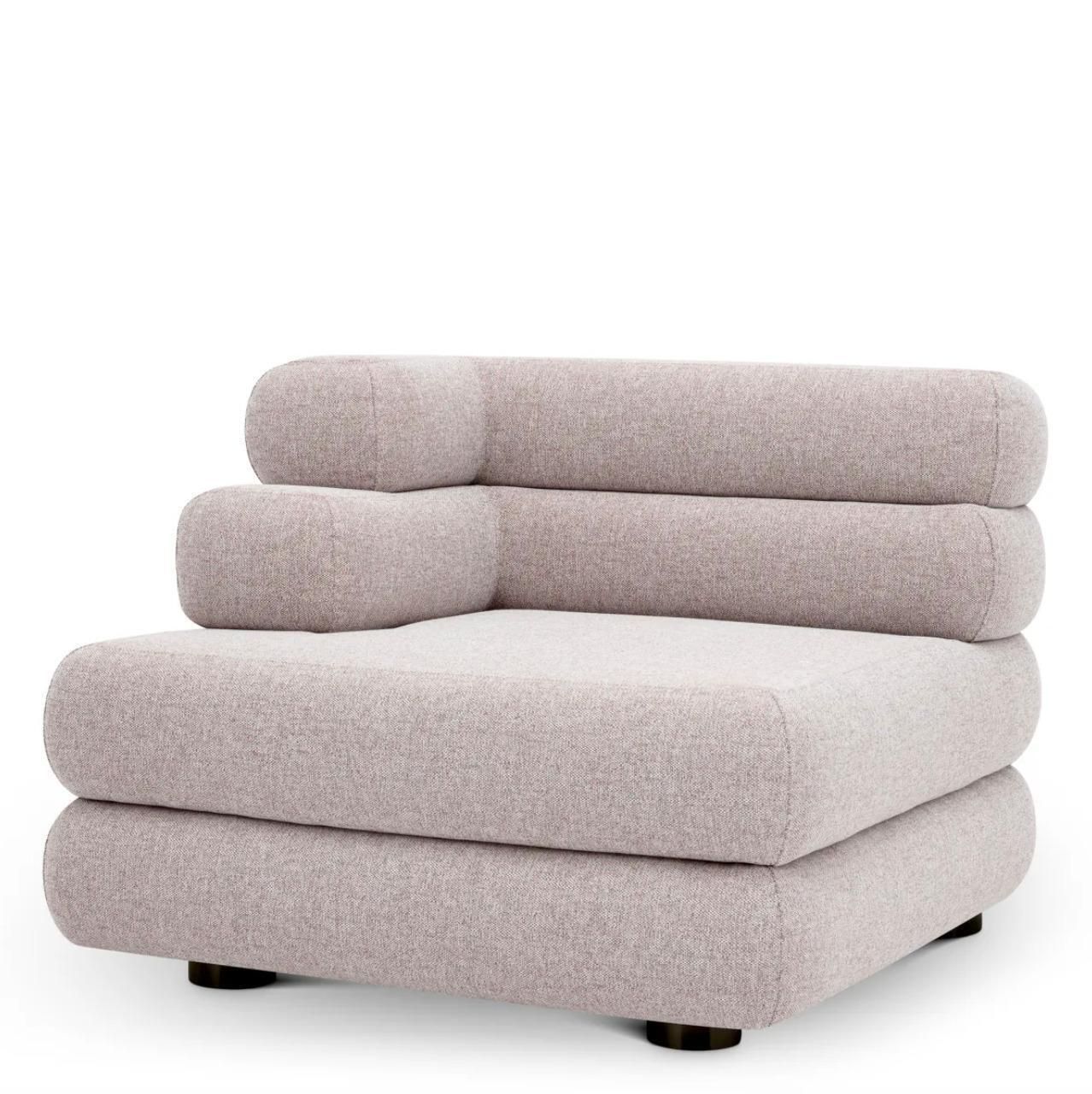 Outdoor Modular Sofa Left Module Light Grey Mauritius photo furniture