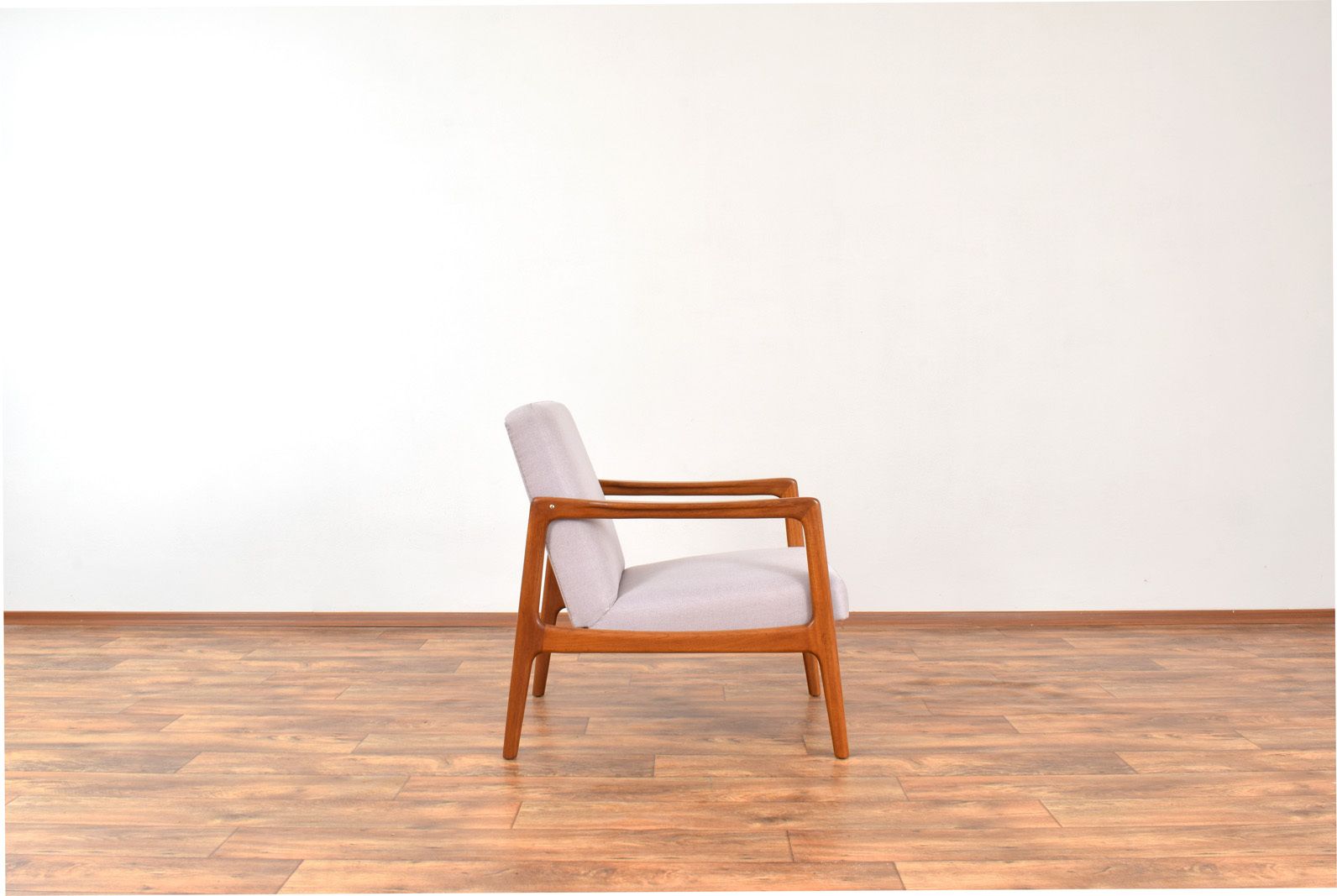 Mid Century Swedish Teak Lounge Chair By Alf Svensson For Dux, 1960s. photo for sale