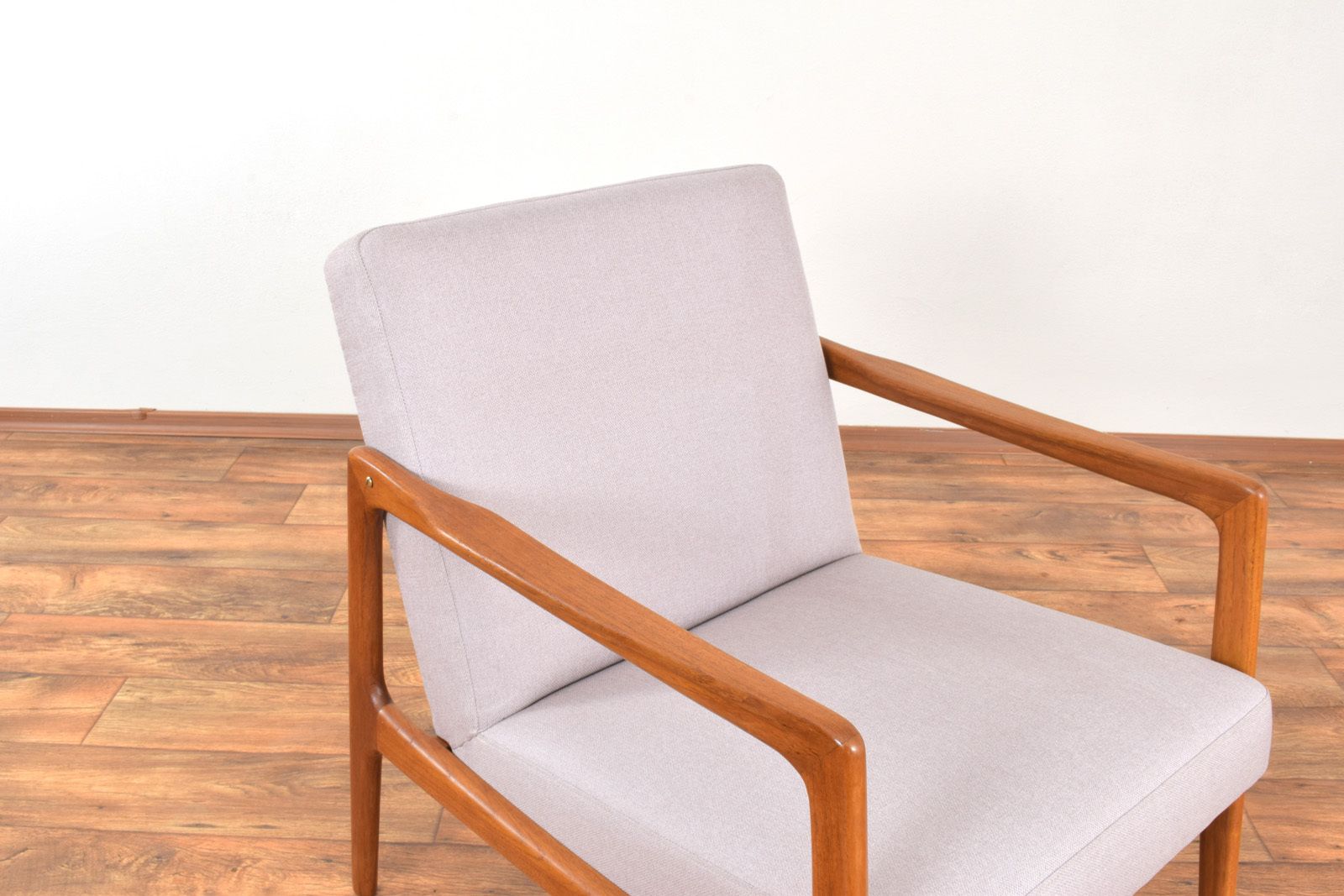 Mid Century Swedish Teak Lounge Chair By Alf Svensson For Dux, 1960s. photo vintage