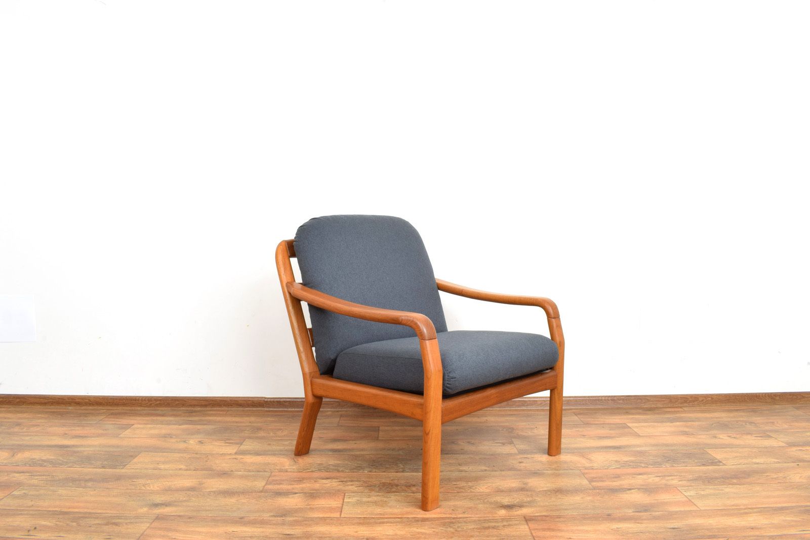 Mid Century Danish Teak Armchair From Dyrlund, 1970s.