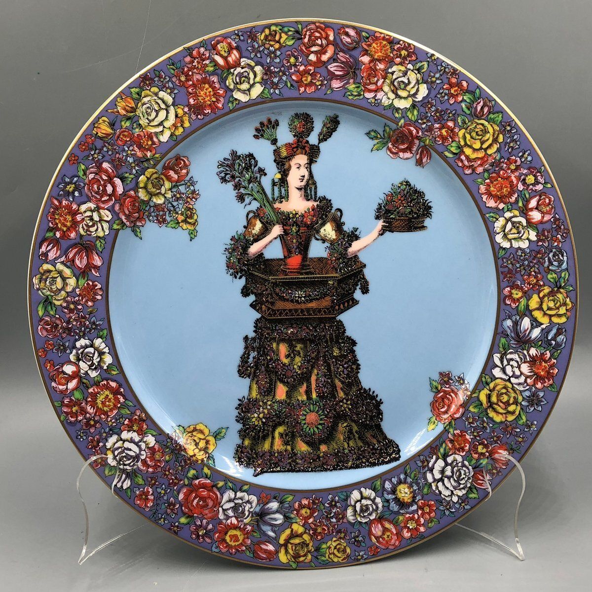 photo furniture Four Seasons Decorative Plates By Versace For Rosenthal, 1990s, Set Of 4