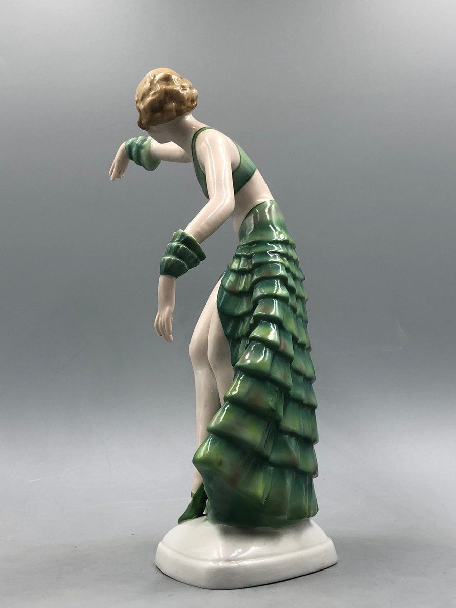 Art Deco Porcelain Dancer From Fasold & S Tauch photo 256.0