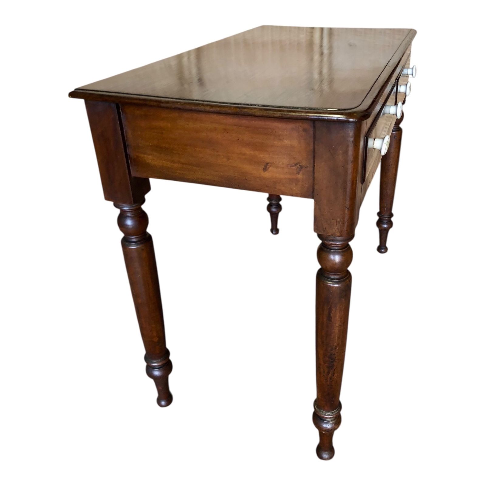 Antique Mahogany Hall Or Writing Table photo for sale
