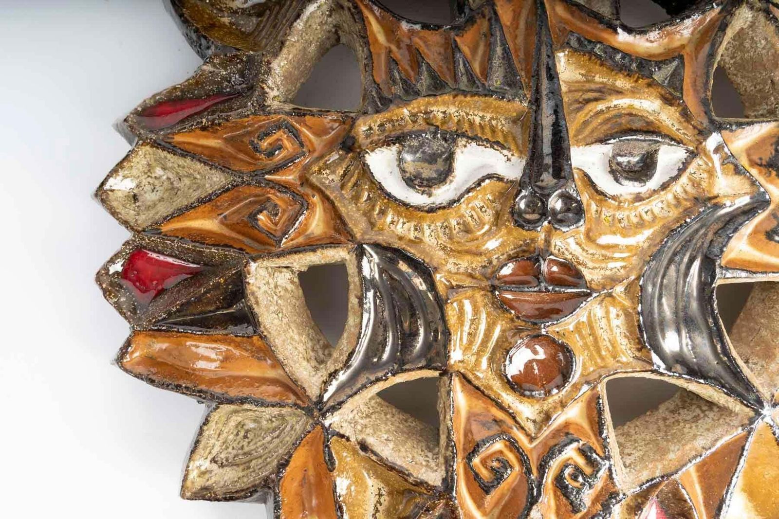 Zobel Ceramic, The Sun, 20th Century. photo Art
