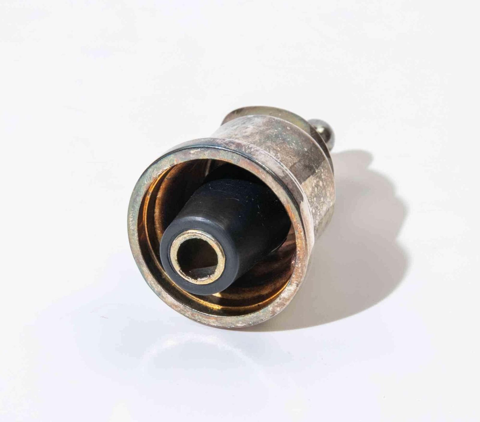 Vintage Silver Tone Barware Bottle Stopper, 1970s photo Home Decor