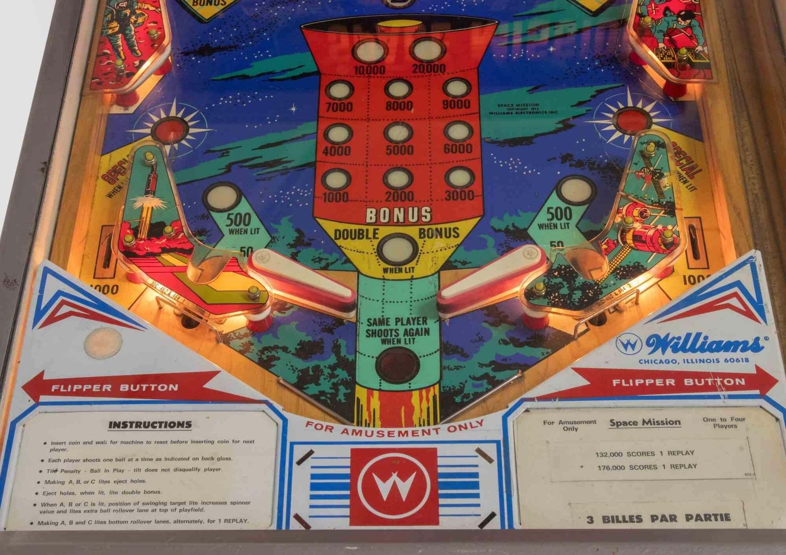 Home Decor Vintage Space Mission Pinball, 1976 photo