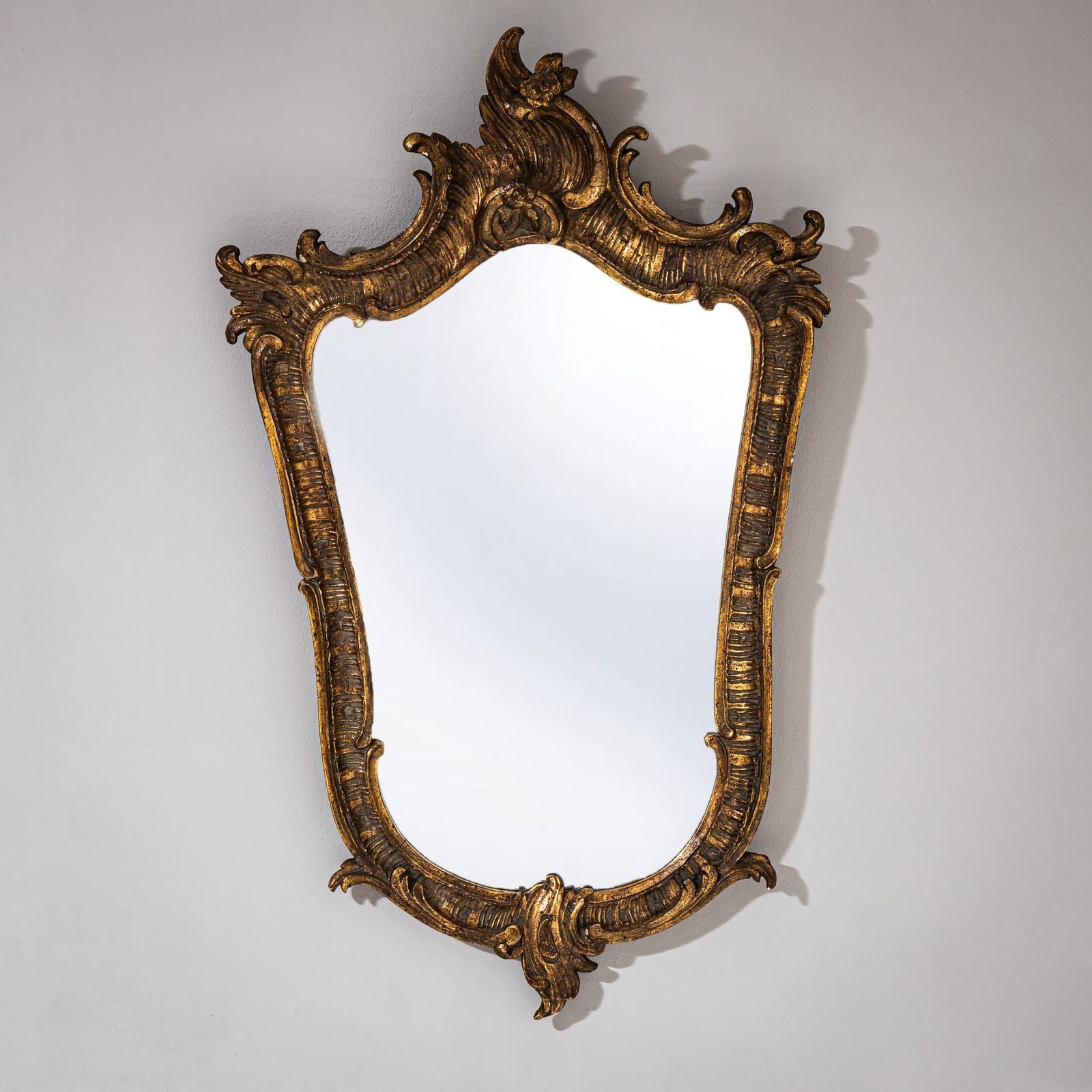 Mirror In The Rococo Style, Circa 1900