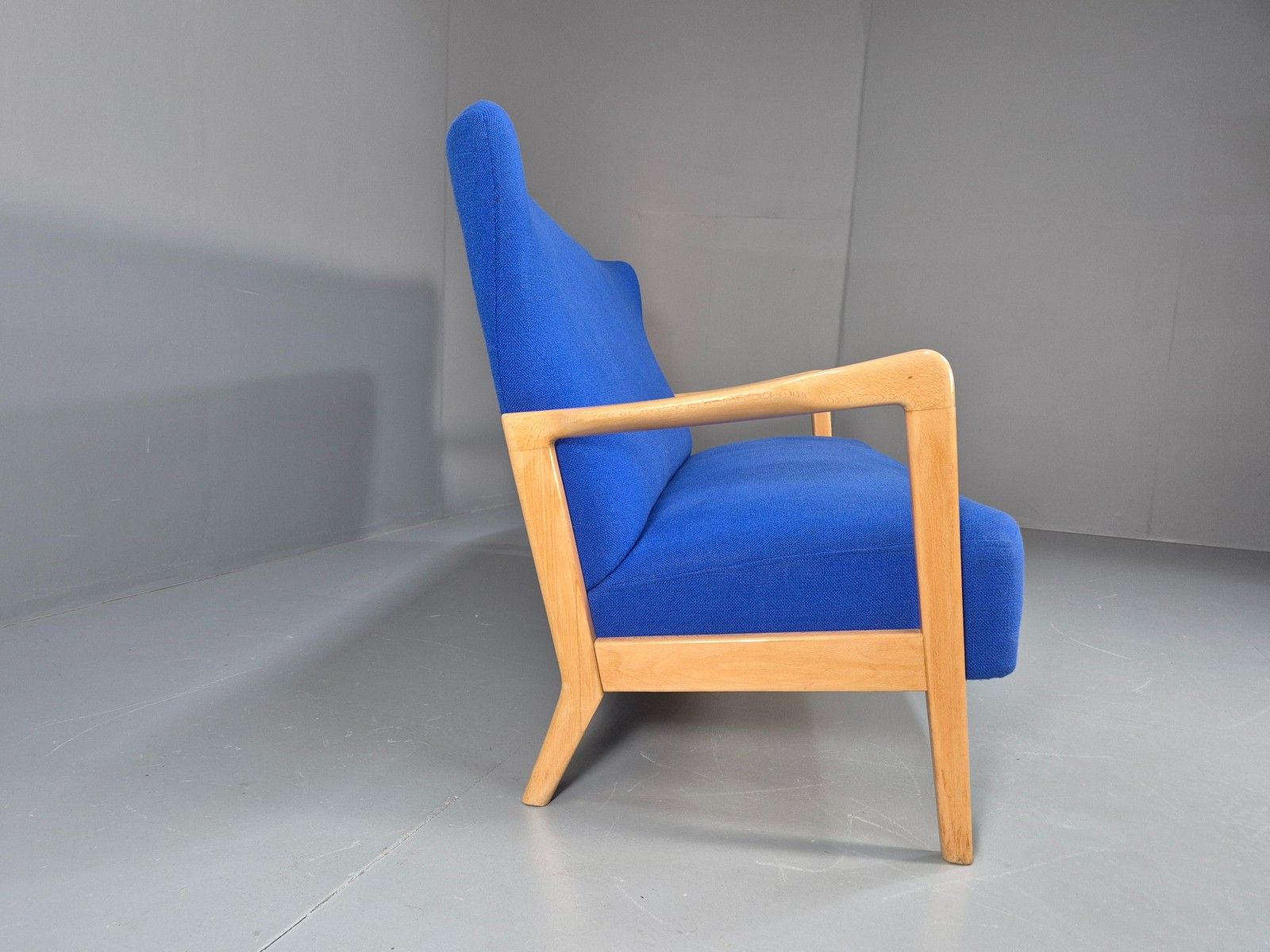 photo for sale Vintage Mid Century Two Seater Sofa Fritz Hansen 40s Soren Hansen Retro Eb09016