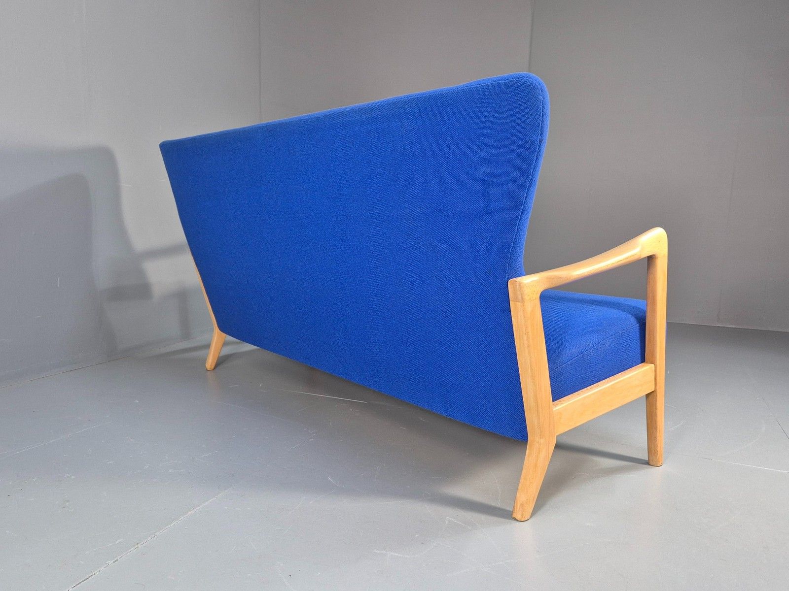 Furniture Vintage Mid Century Two Seater Sofa Fritz Hansen 40s Soren Hansen Retro Eb09016 photo