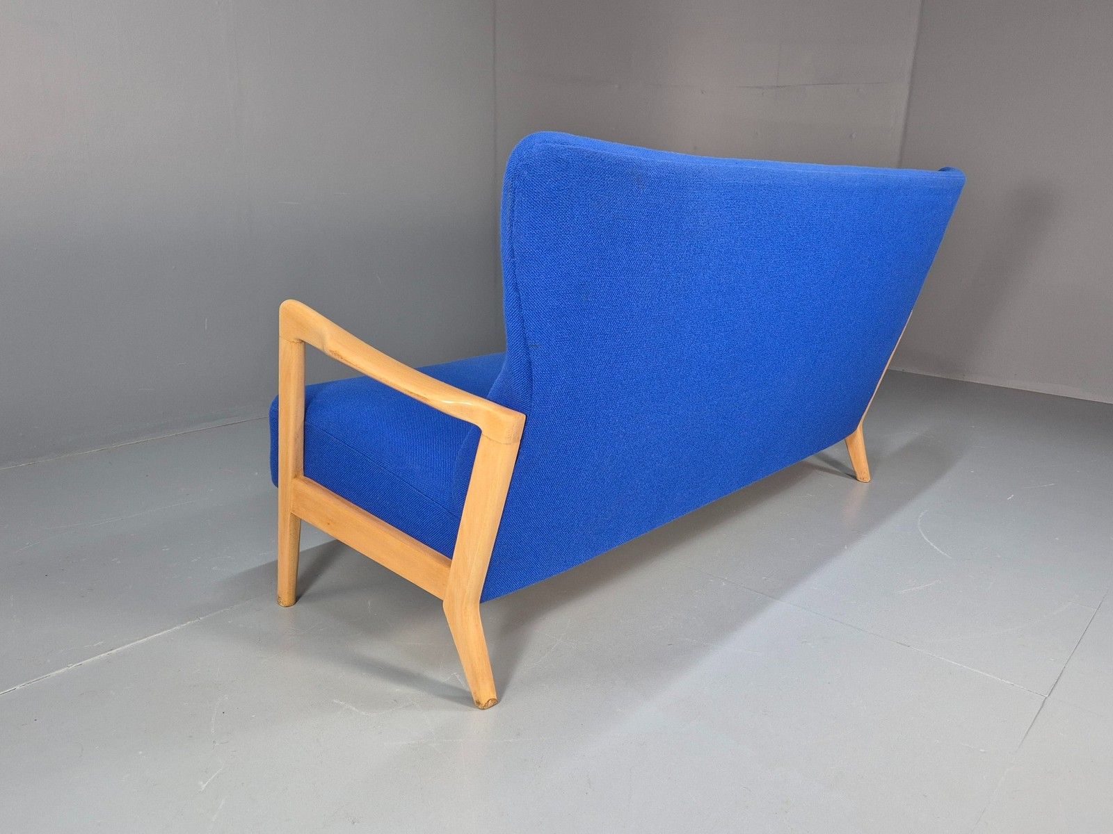 photo buy Vintage Mid Century Two Seater Sofa Fritz Hansen 40s Soren Hansen Retro Eb09016